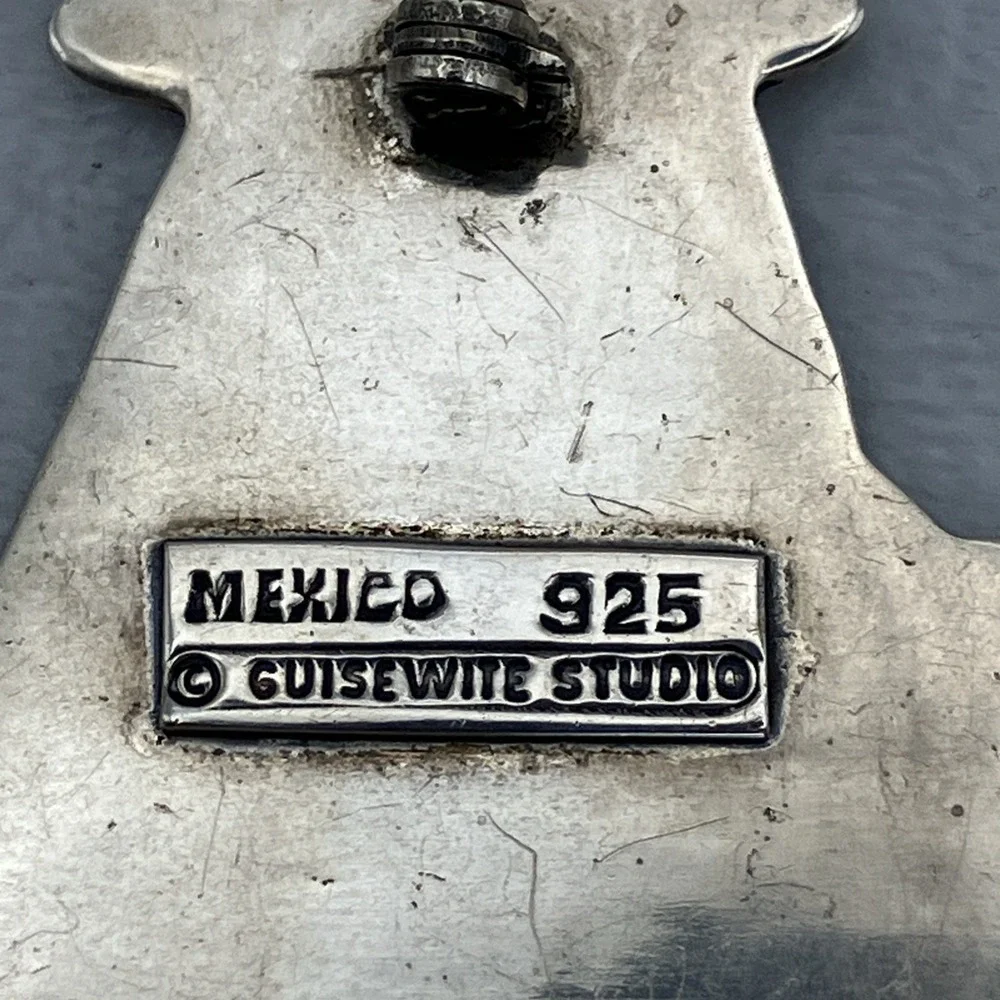 Vtg Cathy Guisewite Comic Strip  Sterling Silver 925 Mexico Brooch Pin Shopping
